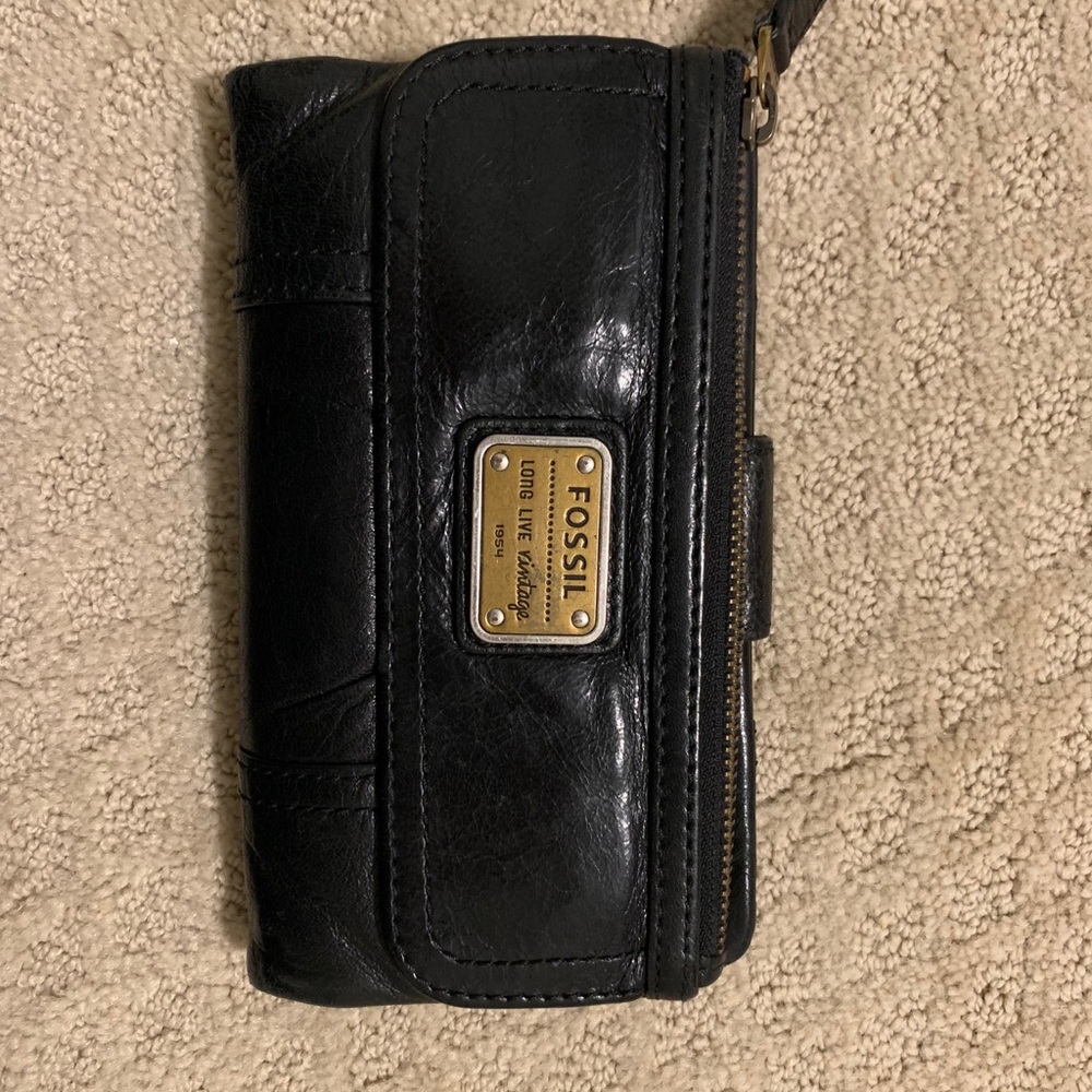 Fossil leather wallet